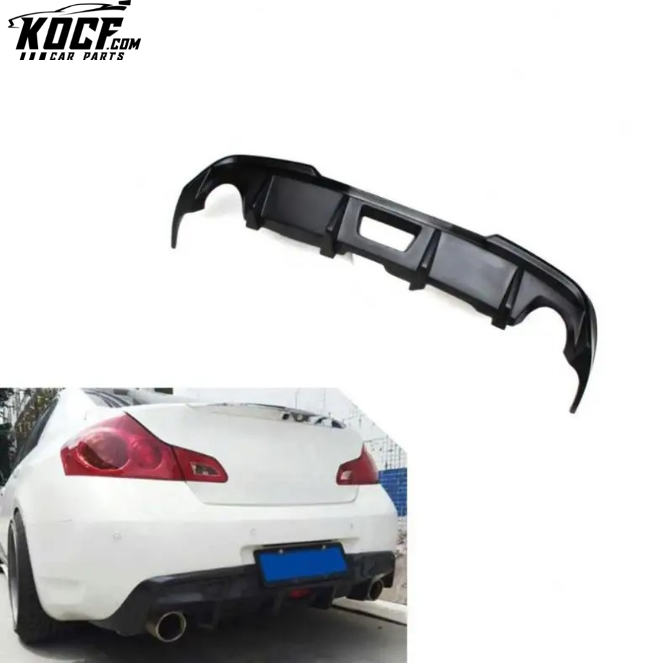 G37 Fiberglass Rear Bumper Diffuser for Infiniti G37 Sedan 4D – KOCF
