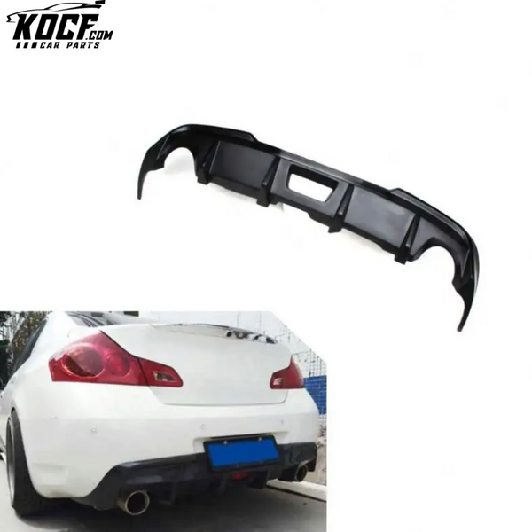 G37 Fiberglass Rear Bumper Diffuser for Infiniti G37 Sedan 4D