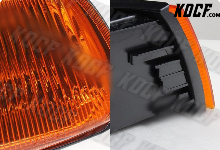 For 1992-1995 Honda Civic 2/3DR JDM Amber Turn Signal Corner Lights Lamps LH+RH - KOCF.com - Car Parts