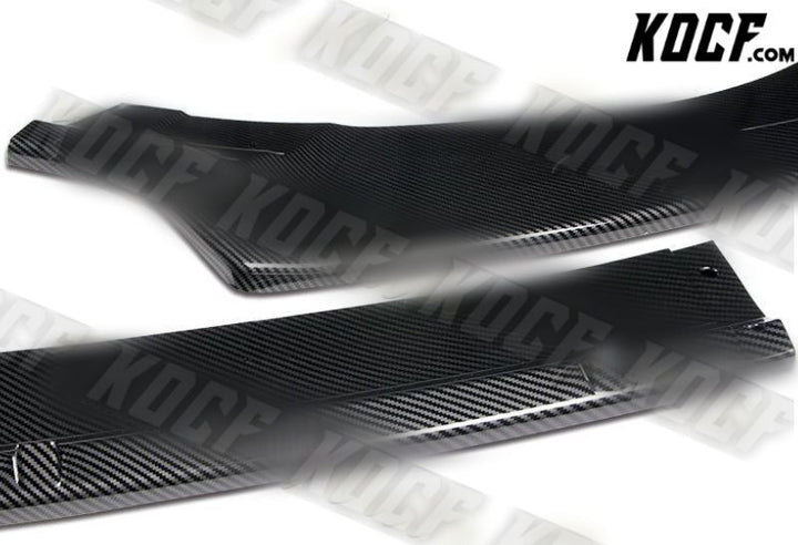 For 14-20 Volkswagen Golf GTI MK7 Carbon Look Front Bumper Splitter Spoiler Lip - KOCF.com - Car Parts