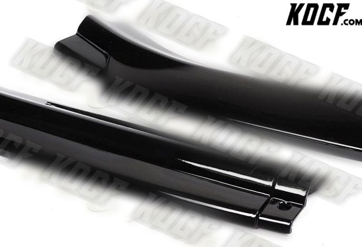 For 18-21 Volkswagen Golf MK7.5 Painted Black Front Bumper Splitter Spoiler Lip - KOCF.com - Car Parts