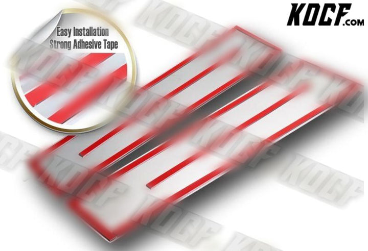 For 2016-2019 Nissan Titan Crew Cab 4DR Stainless Mirror Chrome Door Pillar Trim - KOCF.com - Car Parts