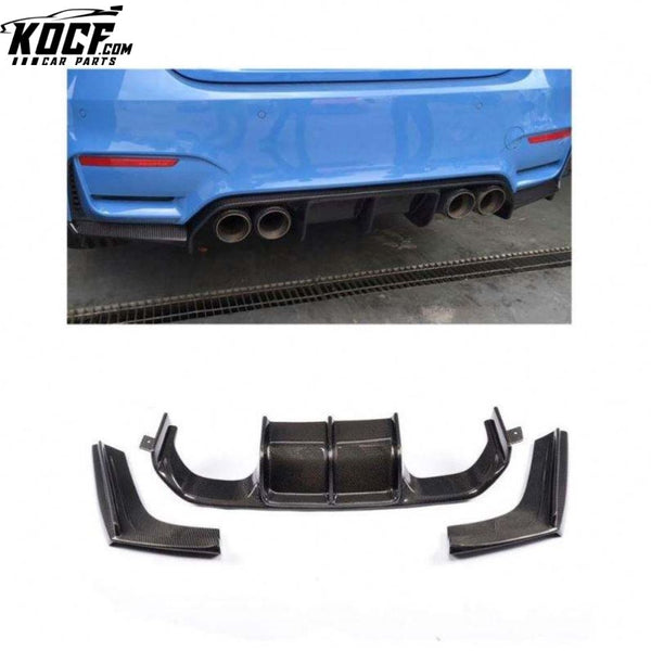 Auto Parts M3 M4 Carbon Fiber Rear Diffuser Llp for BMW F80 F82