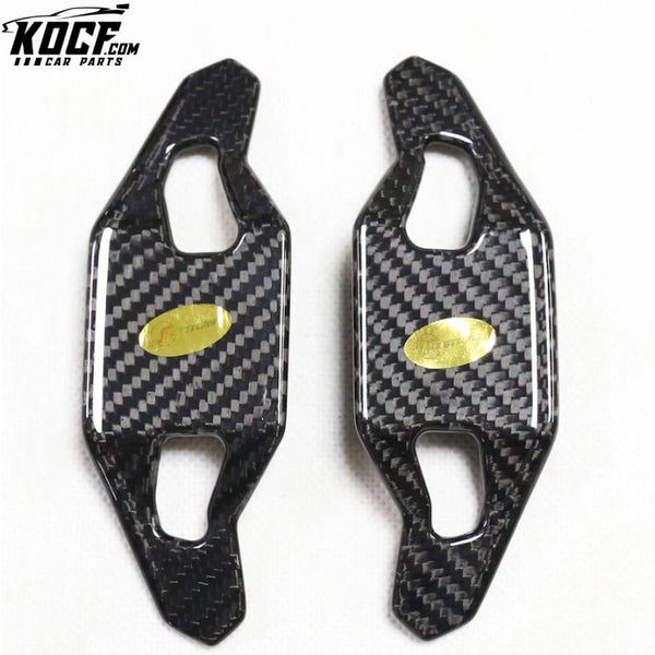 Real Carbon Fiber Steering wheel Paddles Shift For Audi A3 S3 RS3 A4 S4 RS4 A5 S5 B9 Carbon Fiber Paddles Shifter