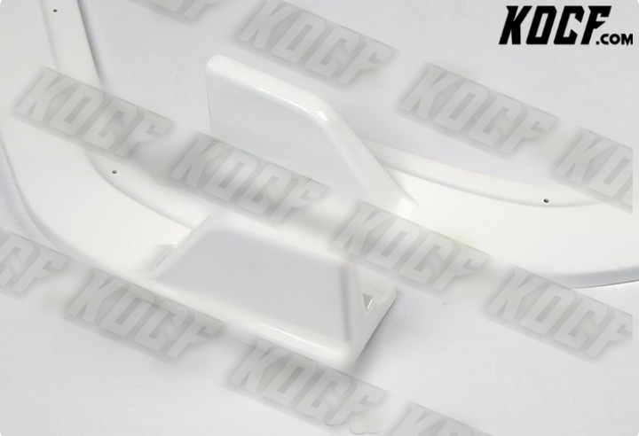 For 2012 Honda Civic 4DR JDM CS-Style Painted White Front Bumper Body Kit Lip - KOCF.com - Car Parts