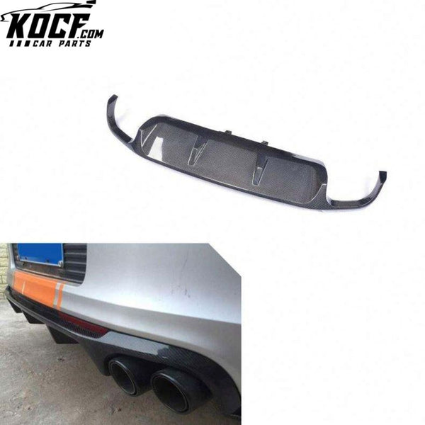 Carbon Fiber Car Rear Diffuser Lip for Ford Mustang GT500