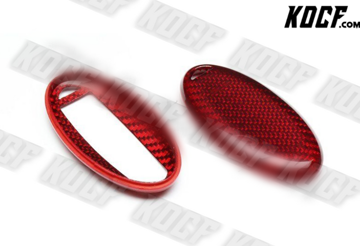 For Nissan 370Z 350Z Altima Maxima Real Red Carbon Fiber Remote Key Shell Cover - KOCF.com - Car Parts