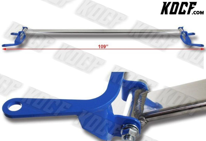 For 2008-2014 Subaru Impreza WRX STI T-6061 Aluminum Rear Upper Strut Tower Bar - KOCF.com - Car Parts