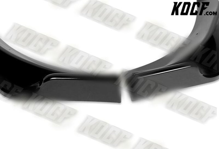 For 13-16 Hyundai Genesis Coupe Painted Black KS-Style Front Bumper Spoiler Lip - KOCF.com - Car Parts