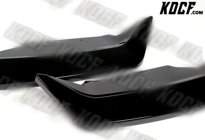 For 20-22 Nissan Sentra 4DR Painted Black Front Bumper Spoiler Splitter Lip 3PCS - KOCF.com - Car Parts