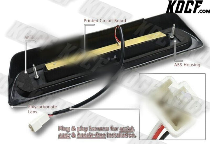 For 2007-2018 Toyota Tundra Chrome LED BAR 3RD Third Brake Light W/Cargo Lamp - KOCF.com - Car Parts