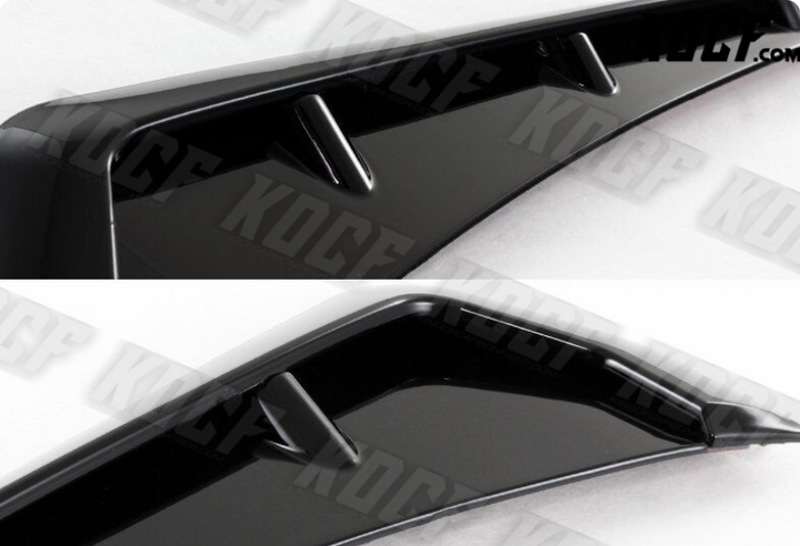 For 2016-2021 Honda Civic Glossy Black ABS Side Fender Vent Air Wing Cover Trim - KOCF.com - Car Parts