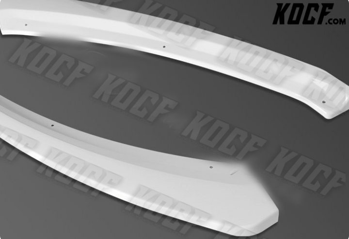 For 15-18 Ford Focus Painted White Front Bumper Body Spoiler Splitter Lip 3PCS - KOCF.com - Car Parts