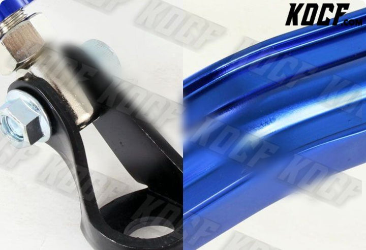 For 1990-2001 Acura Integra Blue CNC Aluminum Lower Front+Rear Strut Tie bar 2pc - KOCF.com - Car Parts