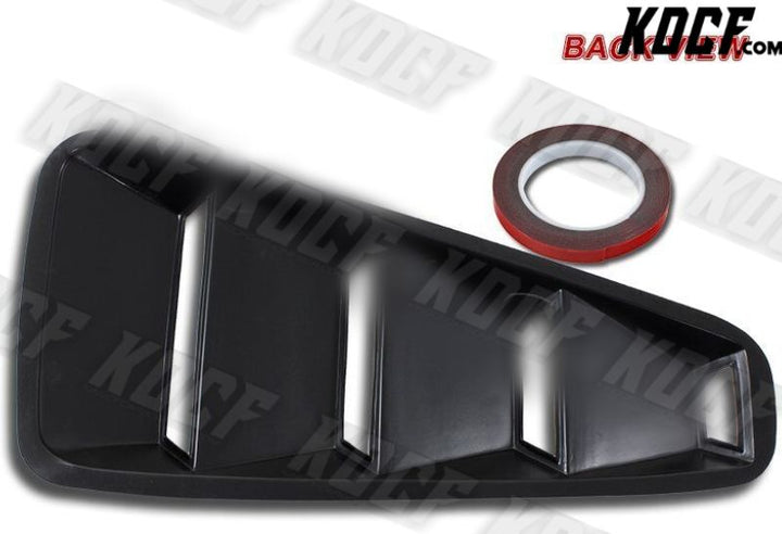 For 05-14 Ford Mustang 1/4 Quarter ABS Side Window Louvers Scoop Cover Vent Trim - KOCF.com - Car Parts