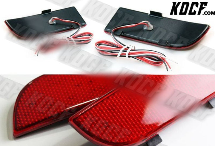 For 03-14 Mercedes-Benz Viano Red Lens LED Rear Bumper Reflector Brake Lights - KOCF.com - Car Parts