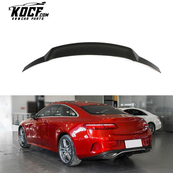 Carbon Fiber C238 Car Wing Spoiler for Mercedes Benz E200 E350 E43 E63 Sport Coupe 17-19 R Style