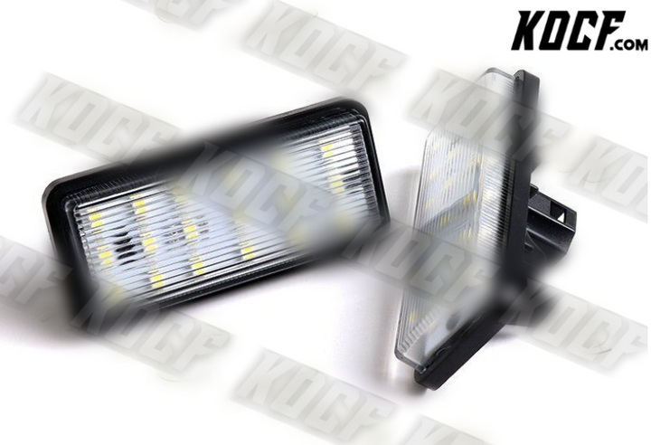 For Toyota/Lexus LX470/LX570/GX470 6000K 18-SMD White LED License Plate Lights - KOCF.com - Car Parts