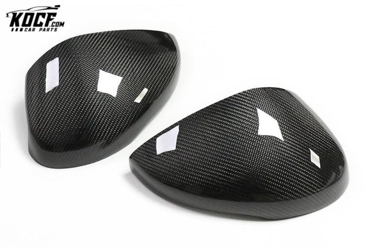 Replacement Carbon Fiber Mirror Cover for Honda 11th Gen Civic 2022+ Rearview Mirror Casing with Turn Signal Cut