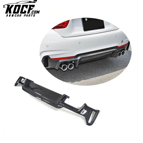 F32 F33 F36 Carbon Fiber Rear Bumper Diffuser For BMW F32 M tech