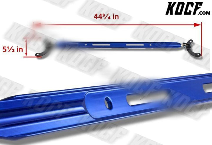 For 2001-2005 Honda Civic Upper Front+Rear Blue Aluminum Tower Brace Strut Bar - KOCF.com - Car Parts