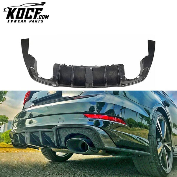 Carbon Fiber Facelift RS3 Rear Diffuser Lip for Audi RS3 8V Sedan 17-18