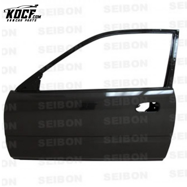 Seibon OEM-STYLE CARBON FIBER DOORS FOR 1996-2000 HONDA CIVIC 2DR OFF ROAD USE ONLY! (PAIR)