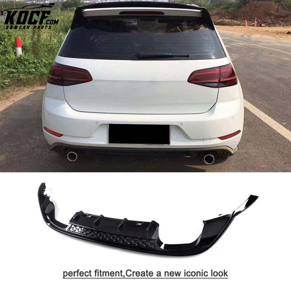 ABS Car Rear Diffuser for Volkswagen Golf MK7 7. 5 2017-2018