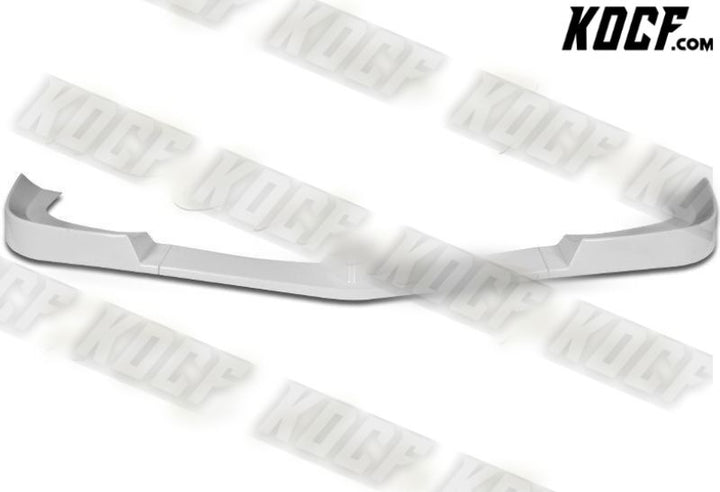 For 12-14 Mercedes C300 C350 W204 Painted White Front Bumper Body Splitter Lip - KOCF.com - Car Parts