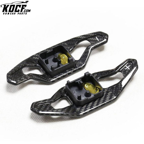 Carbon Fiber Steering wheel Paddles Shift For Audi A4 A5 S4 S5 A6 A7 A8 2020+ Carbon Fiber Shifter Paddles