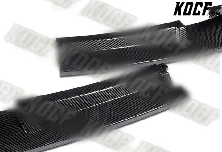 For 2012-2018 BMW M-Sport M-Tech Carbon Style Front Bumper Body Kit Lip 2PCS - KOCF.com - Car Parts