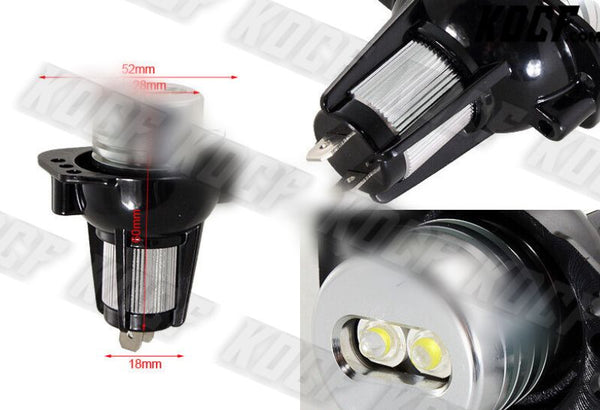 For 2006-2008 BMW E90/E91 325i 328i Bright White LED 6W Angel Eye Halo Rim Bulb - KOCF.com - Car Parts