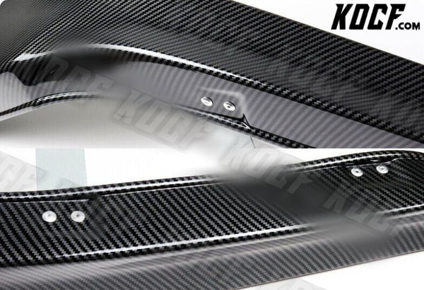 For 2013-2015 Honda Accord 2-DR HFP-Style Carbon Style Front Bumper Spoiler Lip - KOCF.com - Car Parts