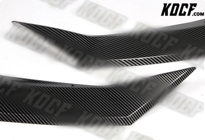 For 2020-2021 Toyota Corolla LE XLE Carbon Look Front Bumper Splitter Spoiler Lip - KOCF.com - Car Parts