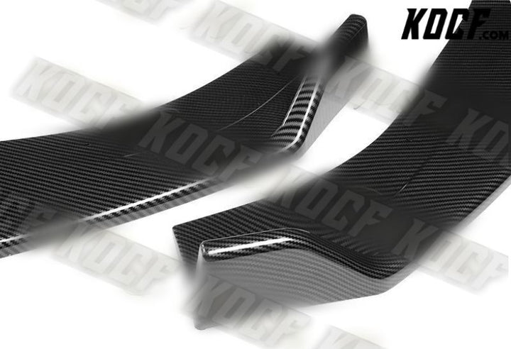 For 14-20 Volkswagen Golf GTI MK7 Carbon Look Front Bumper Splitter Spoiler Lip - KOCF.com - Car Parts