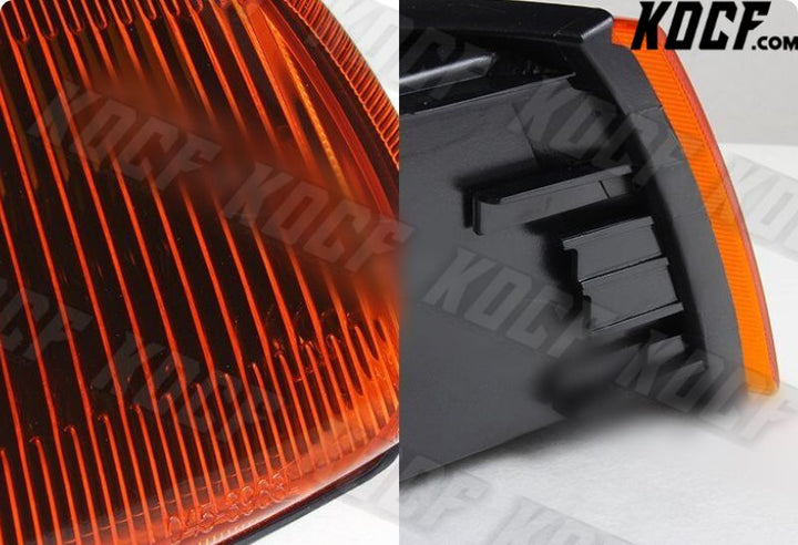 For Honda Civic Coupe/Hatchback JDM Amber Smoke Turn Signal Corner Lights Lamps - KOCF.com - Car Parts