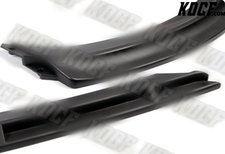 For 2017-2020 Audi A3 Unpainted Black Front Bumper Body Kit Spoiler Lip 3PCS - KOCF.com - Car Parts