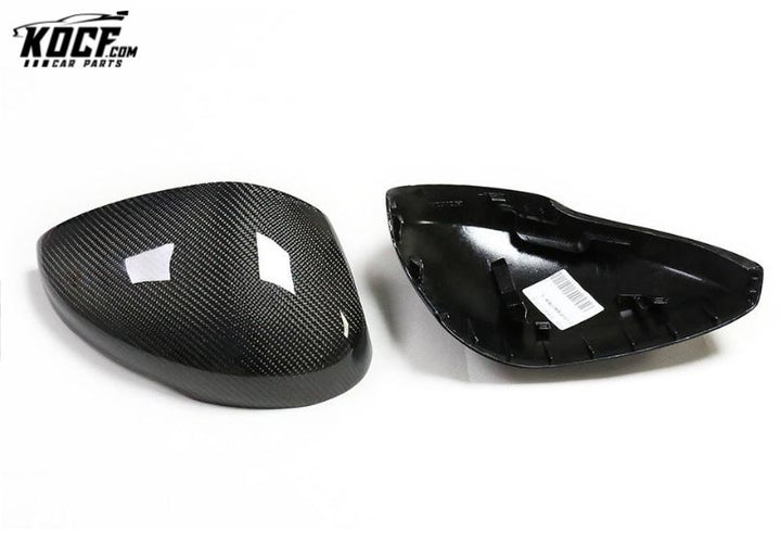 Replacement Carbon Fiber Mirror Cover for Honda 11th Gen Civic 2022+ Rearview Mirror Casing with Turn Signal Cut