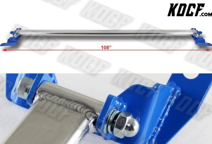 For 15-20 Subaru WRX STI JDM T-6061 Aluminum Rear Upper Strut Tower Bar-Blue - KOCF.com - Car Parts