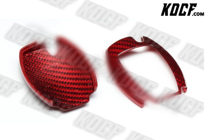 For Mercedes-Benz C180/200/250/300 Real Red Carbon Fiber Remote Key Shell Cover - KOCF.com - Car Parts