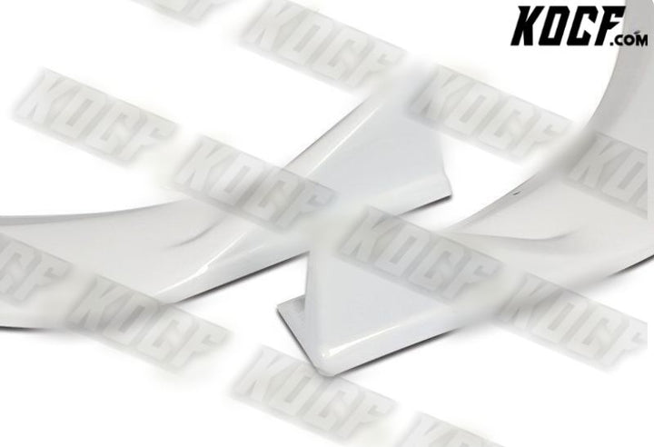 For 19-21 Mazda 3 Mazda3 JDM Painted White Front Bumper Body Kit Spoiler Lip 3PC - KOCF.com - Car Parts