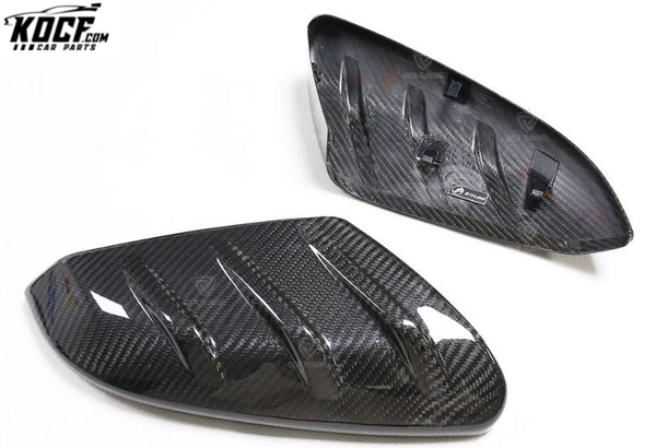 Replacement Dry Carbon Fiber Car Mirror Cover for Honda Civic 10th 2016+ 3K Prepreg Carbon Sideview Shell