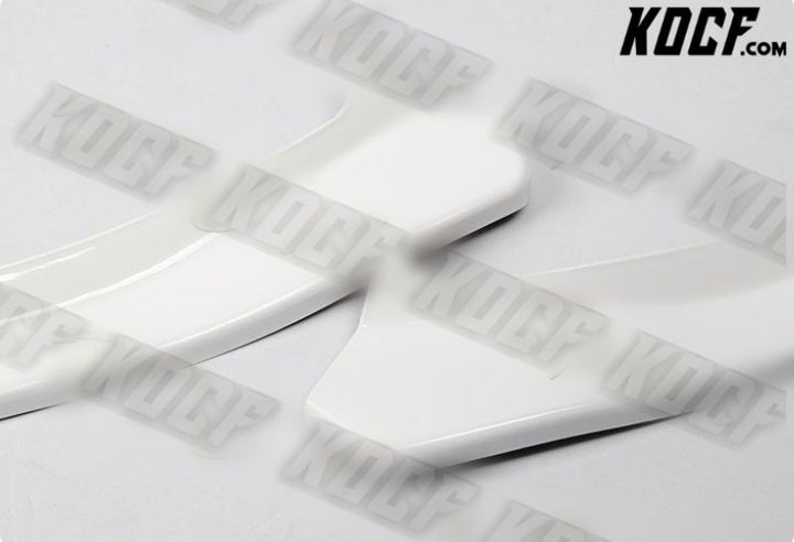 For 2019-2020 Mercedes W205 C-Class Painted White Front Bumper Body Kit Lip 3PCS - KOCF.com - Car Parts