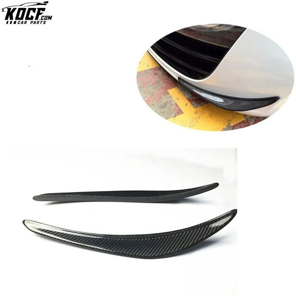 2009-2015 For Audi R8 V8 V10 Carbon fiber front bumper canards winglets 1 PAIR