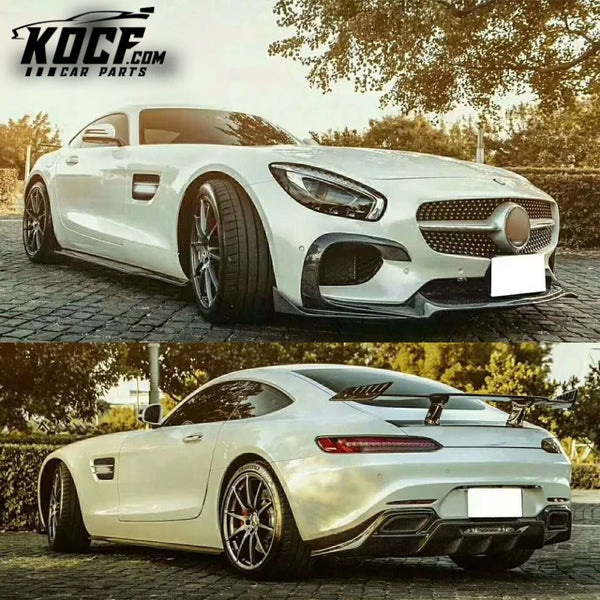 Carbon Fiber GTS Body Kit with Wing Spoiler for Mercedes Benz AMG GT 16-18