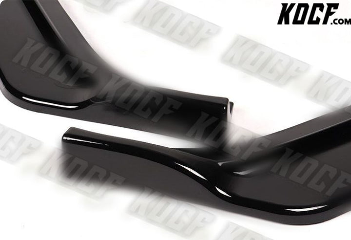 For 17-20 Subaru BRZ CS-Style Painted Black Front Bumper Body Spoiler Lip 3pcs - KOCF.com - Car Parts