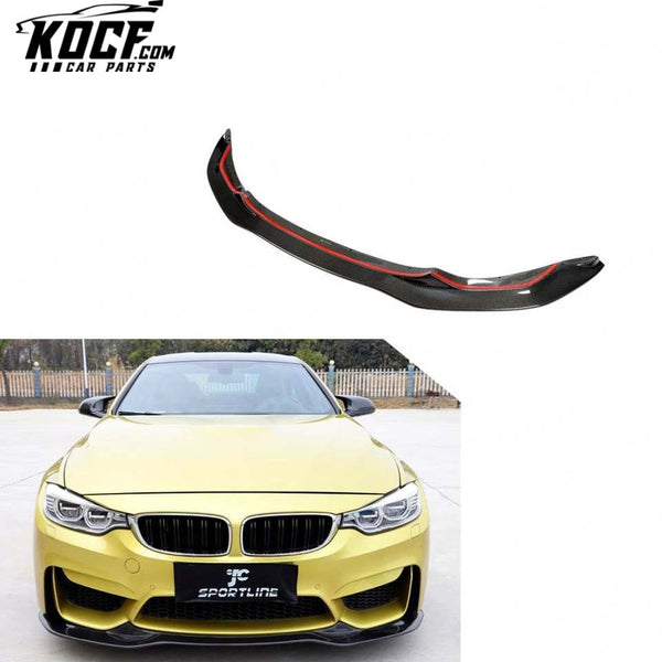 Carbon Fiber Front Spoiler Valance Lip for BMW F82 F83 M4 F80 M3 F8x 2015-2019