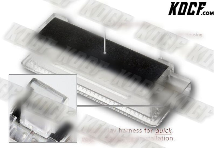 Xenon White LED Step Courtesy Door Light For BMW E81 E82 E90 E91 E92 E63 E64 E70 - KOCF.com - Car Parts