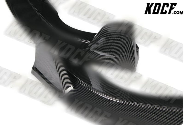 For 18-21 Honda Fit Carbon Look Style JDM Front Bumper Body Kit Spoiler Lip 3PCS - KOCF.com - Car Parts