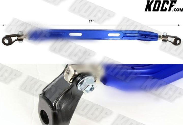 For 1993-1997 Honda Civic Del Sol Front Lower Blue Aluminum Tie Barce Strut Bar - KOCF.com - Car Parts